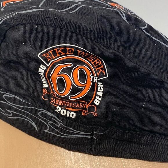 Harley-Davidson Men's 69th Anniversary Bike Week 10 Daytona Beach Skull Cap Hat - Picture 5 of 10